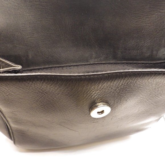 Vintage Nine West Black Leather Backpack/ Handbag main image 6